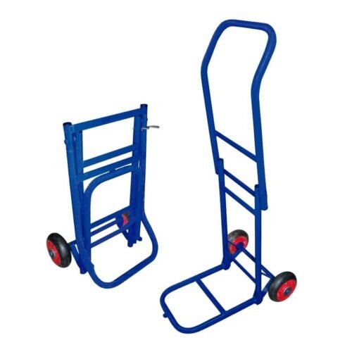 Carreta plegable dos ruedas espaldar plano