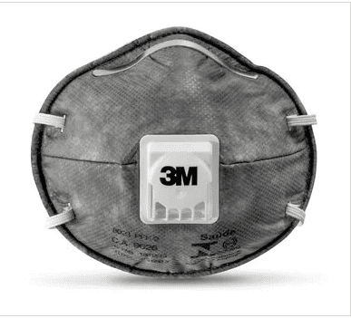 Respirador desechable tipo copa carbón activado - 3m