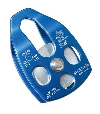 Polea sencilla para cuerda de 16mm (5/8") - 3m