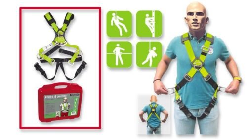 Arnés de seguridad multipropósito 4 anillos