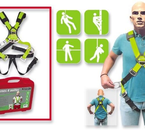 Arnés de seguridad multipropósito 4 anillos
