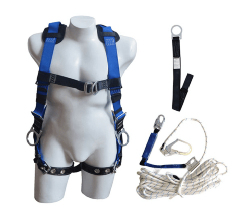 Línea de vida plus (kit línea de vida, arnés multipropósito, contrapeso, punto fijo) ns9200005