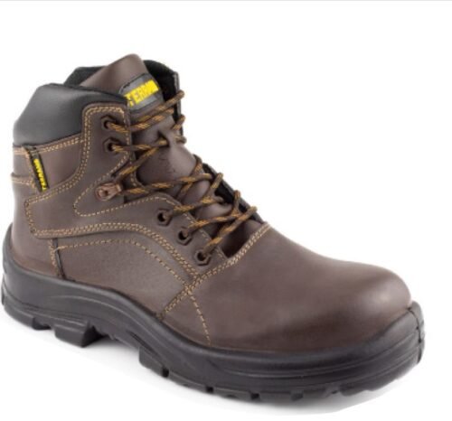 Bota de seguridad café