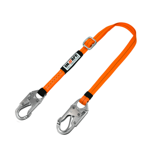 Eslinga de posicionamiento regulable con ganchos acero inox