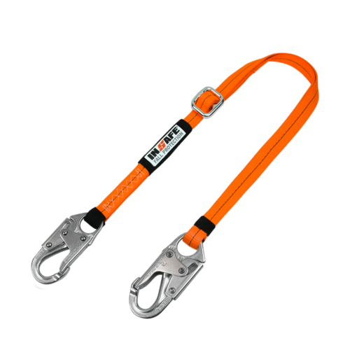 Eslinga de posicionamiento regulable con ganchos acero inox