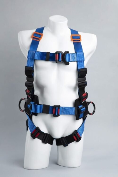Arnés dieléctrico en H con faja lumbar armadura a-0350hdl