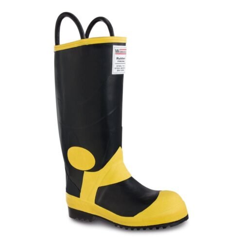 Bota workman rubber fireman e nomex 13″ negra
