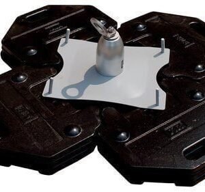 Anclaje de contrapeso independiente para techo, 3m
