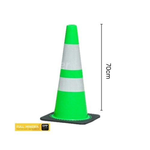 Cono Vial Verde 70cm T/Americano