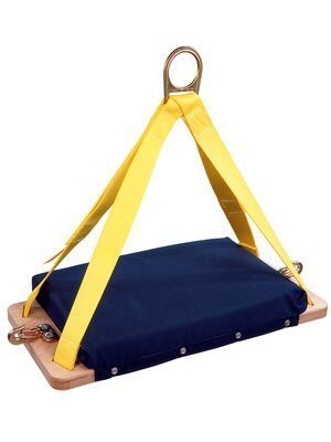 Asiento de trabajo con tablero rígido