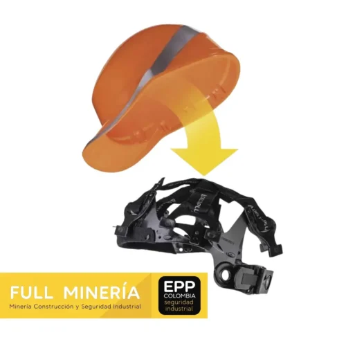 Bolsa De 6 Arneses Para Casco De Obra Onyx