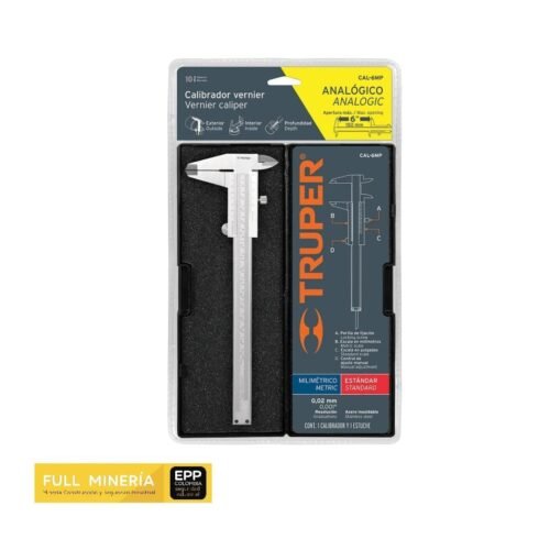 Calibrador Vernier Analógico 6"