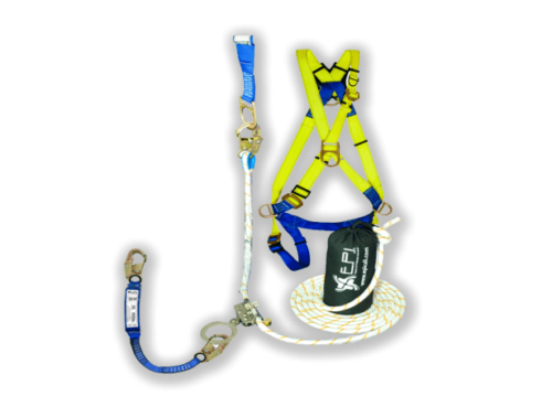 Kit Arnés y Sistema de línea de Vida vertical de 10 m