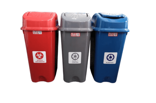 Canecas de 40 lts tapa
