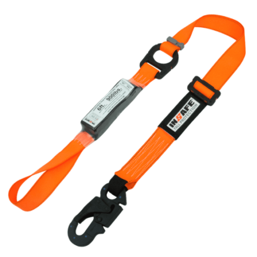 Eslinga sencilla con absorbedor regulable y gancho ¾ in 8020-2rd