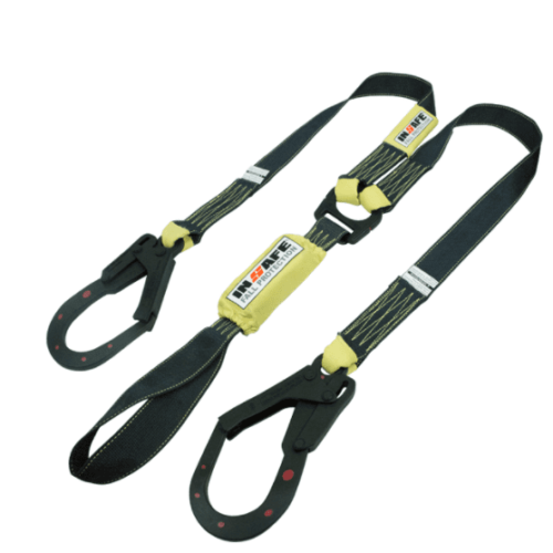 Eslinga en y con absorbedor para arco eléctrico y argolla in 8021-2arc
