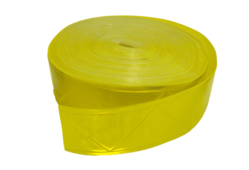 Cinta pvc reflectiva 1” color neón, rollo de 50m. - Image 2