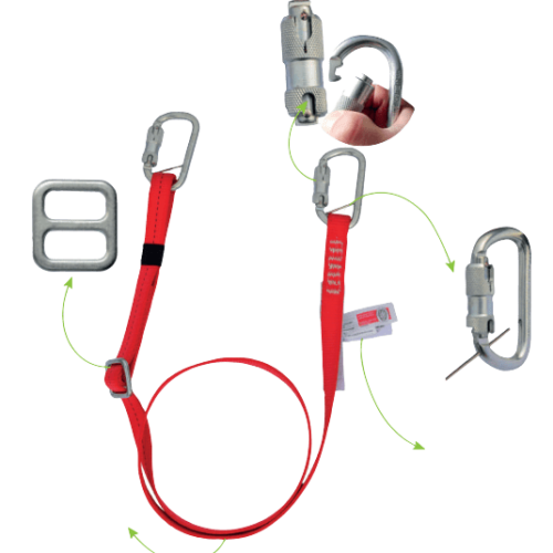 Eslinga de posicionamiento y restricción graduable orbit