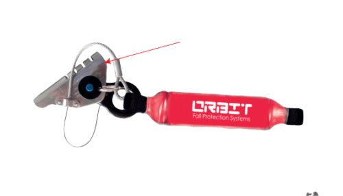 Arrestador para cuerda lisa orbit