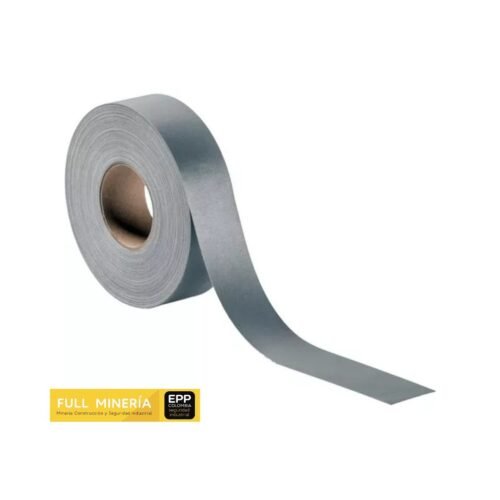 Cinta reflectiva gris en poliester