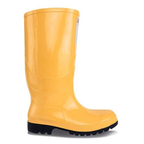 Bota workman safety oil resistant s/p pu amarilla y blanca - Image 2
