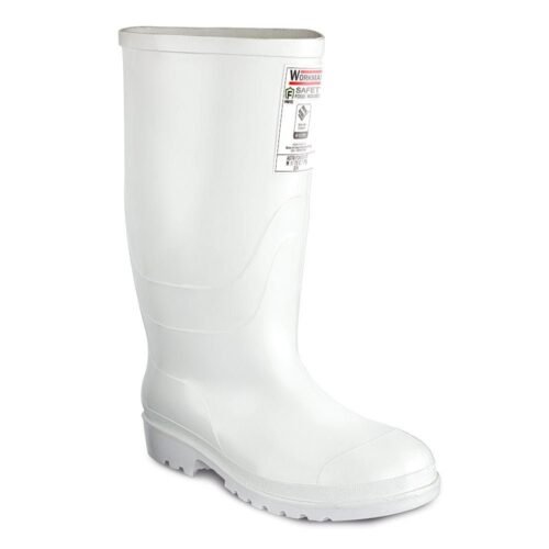 Bota workman safety oil resistant s/p pu amarilla y blanca - Image 4