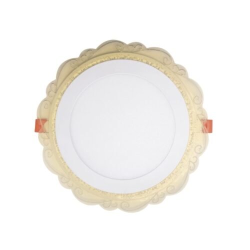 Panel led 12w 6500k + azul borde petalo