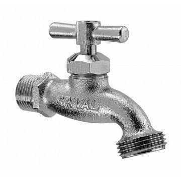 Llave chorro satinada grival