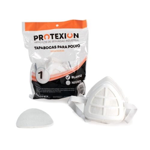 Mascarilla antipolvo blanco