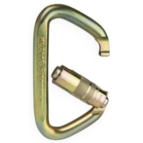 Mosqueton en d acero automatico 72 kn