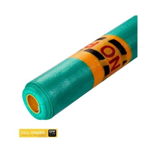 Tela PP Verde Cerramiento Peligro
