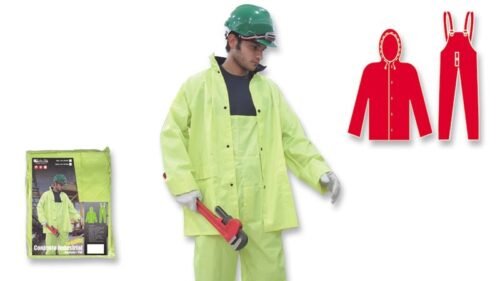 Conjunto industrial poliester, pvc neón