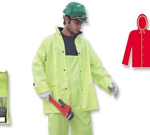 Conjunto industrial poliester, pvc neón