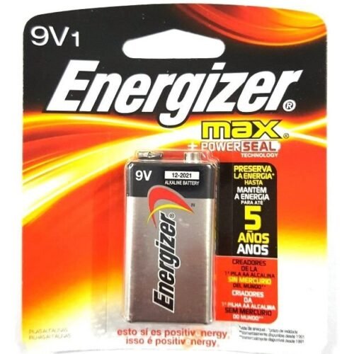Pila cuadrada alcalina energizer
