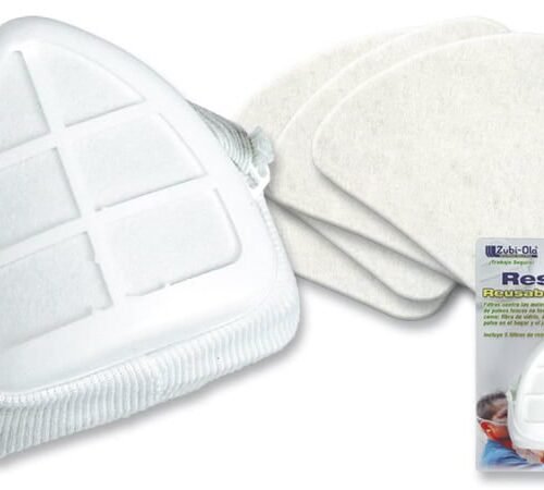 Respirador reusable para polvo no tóxico