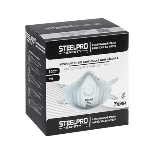 RESPIRADOR SOLDADOR M933V STEELPRO NIOSH  N95 HUMOS METÁLICOS SIN V/O-O3 - Image 2