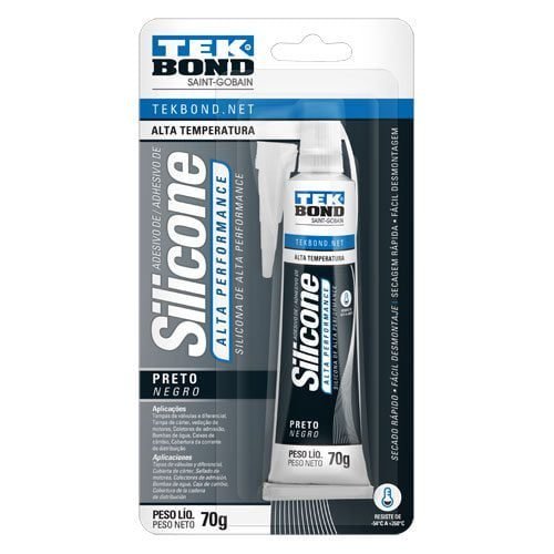 Silicona alta temperatura ultra grey