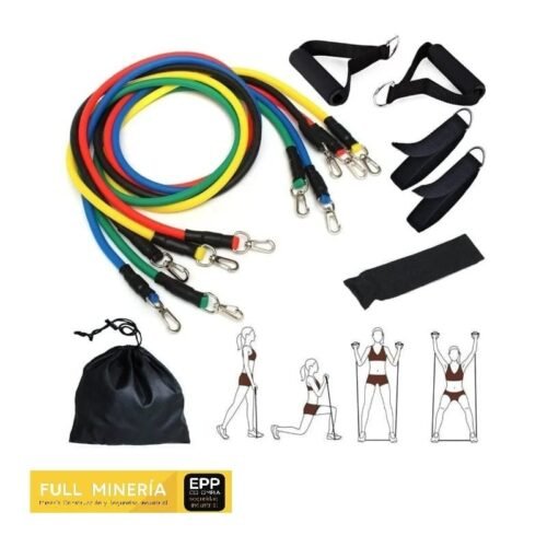 Set 5 Bandas Resistentes con Asas PEDA