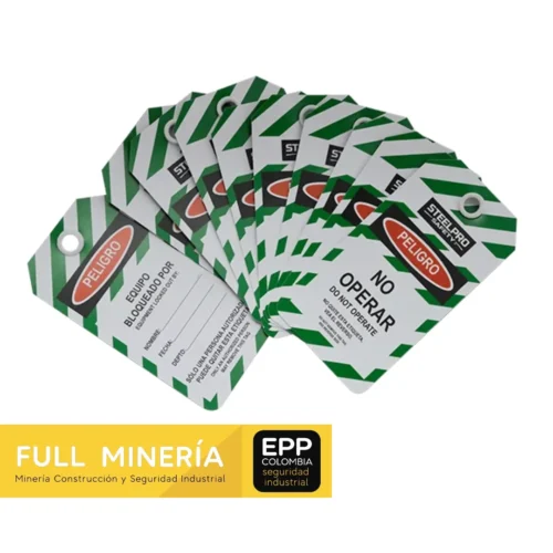 Tarjeta Loto Bilingüe Verde Steelpro
