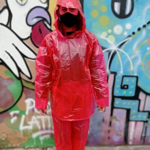 Conjunto plástico para lluvia