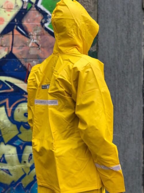 Impermeable pvc calibre 18 2 piezas velcro cremallera - Image 6