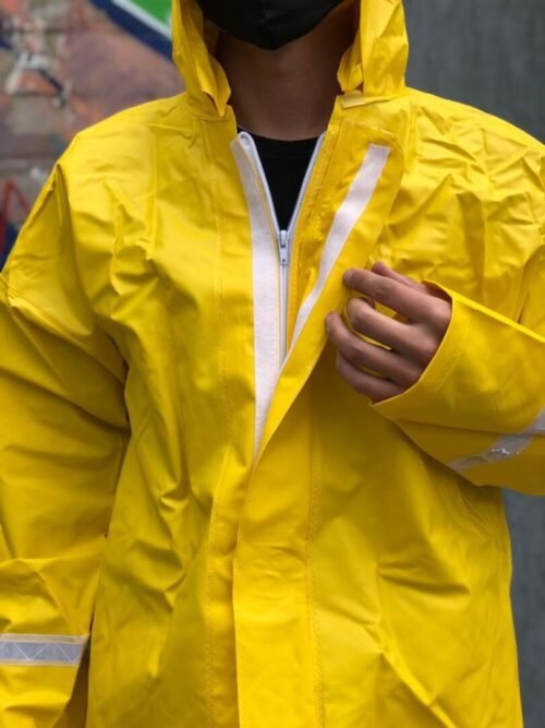 Impermeable pvc calibre 18 2 piezas velcro cremallera - Image 7