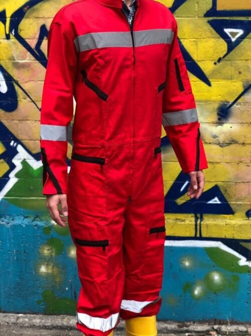 Overol tipo piloto con cinta reflectiva - Image 16