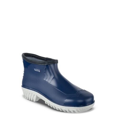 Zapatón machita azul, blanco y negro