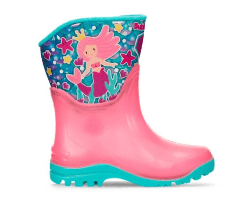 Botas rosado claro lluvia