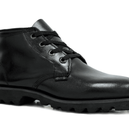 Bota lisa en cuero