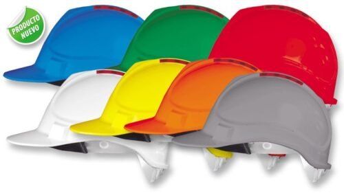 Casco de seguridad tipo industrial sin ventilación tafilete de 6 apoyos