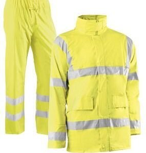 Conjunto impermeable chaqueta reflectivo