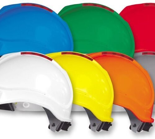 Casco de seguridad tipo industrial sin ventilación