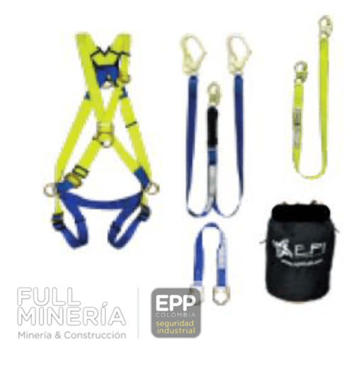 Kit Arnés + Eslingas y Anclaje EPI